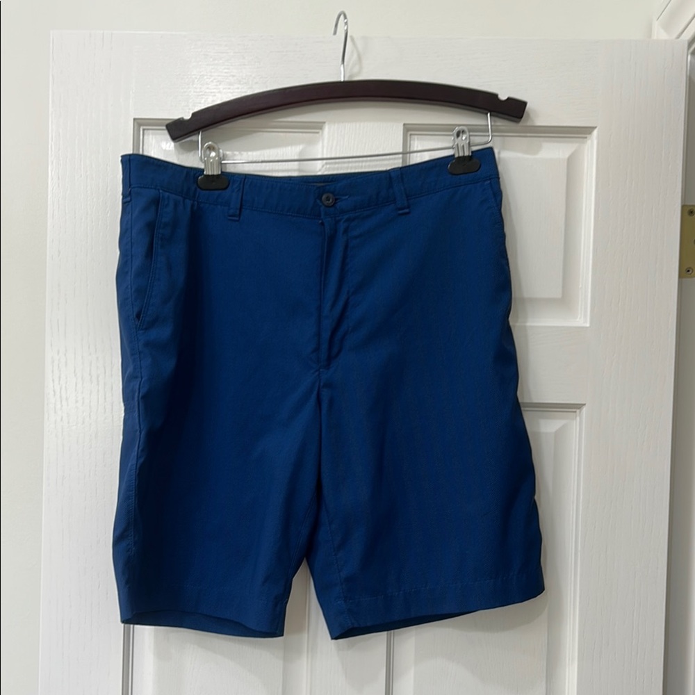 PGA Tour Blue Athletic Shorts with Tailored Fit